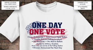 Donation for a One Day One Vote Shirt